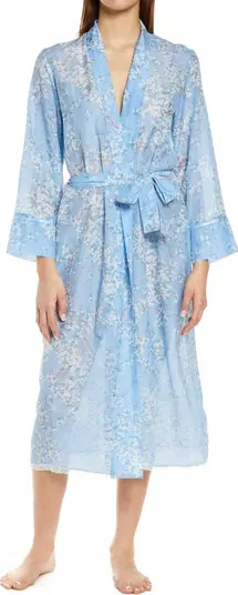 Papinelle Cherry Blossom Cotton & Silk Robe | Nordstrom | Nordstrom