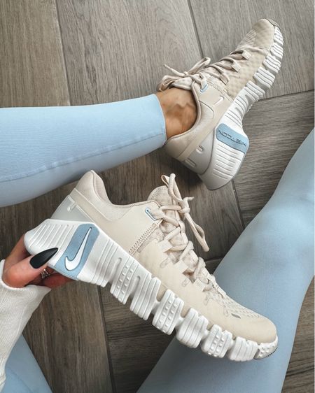 Obsessed with these new kicks from Nike…this neutral color palette and the fit is so comfy! Runs tts 
Leggings are incredible as well! Feels like second skin and not see thru. Also has a nice high rise 

#LTKover40 #LTKstyletip #LTKshoecrush