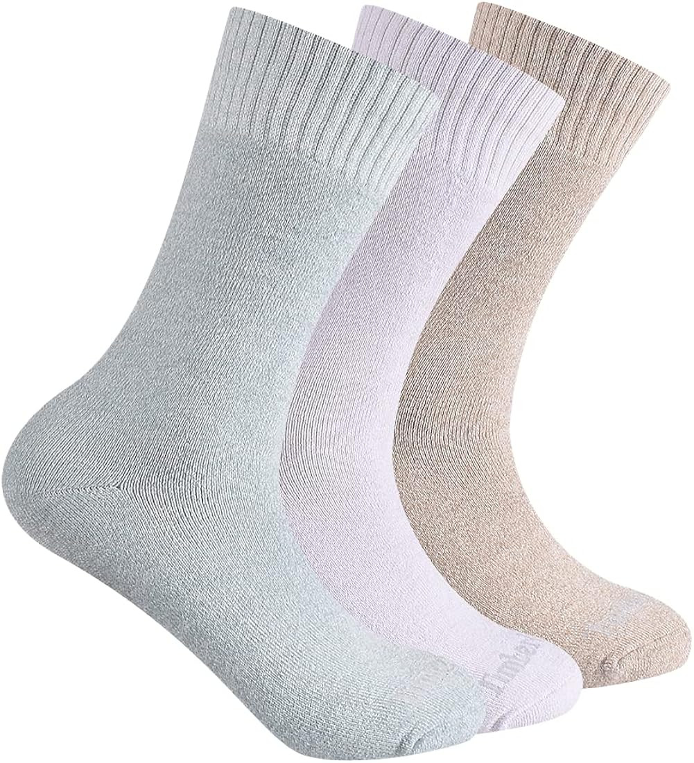 Timberland womens 3-pack Ribbed Marled Boot Socks | Amazon (US)