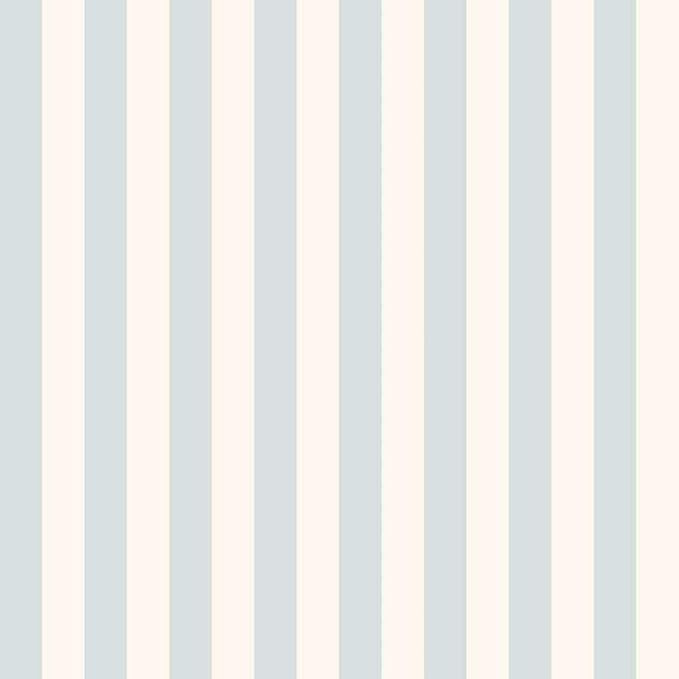 Norwall ST36900 1.25" Regency Stripe PrePasted Wallpaper, Light Beige, Pale Blue, Blue, Sea Blue | Amazon (US)