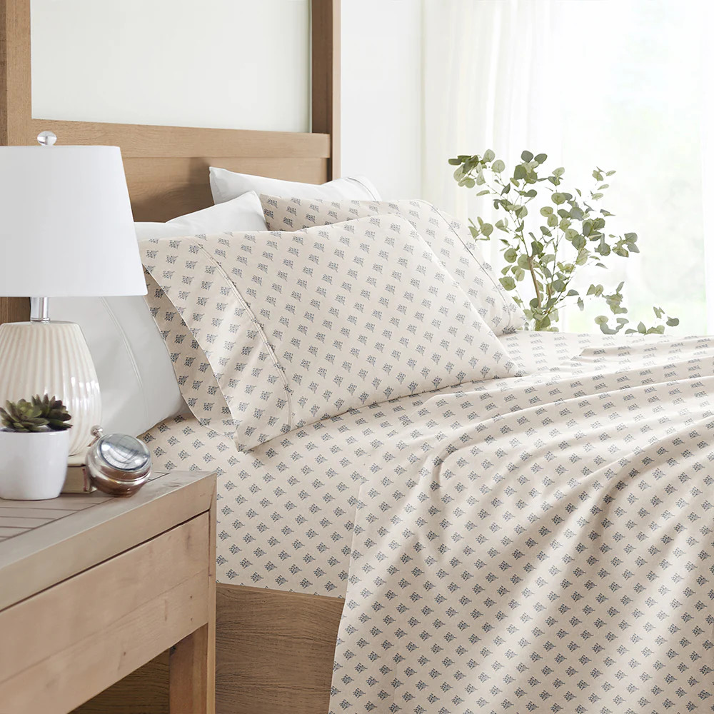 Floral Bouquet 4-Piece Pattern Sheet Set | Linens and Hutch