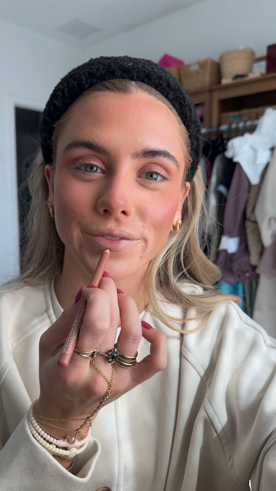 Drugstore lip combo this look high end! This is all @elfcosmetics 💓 lip liner in baddest beige, lip gloss stain in pinkies up, plumping in clear  

#LTKBeauty #LTKgrwm #LTKFindsUnder50