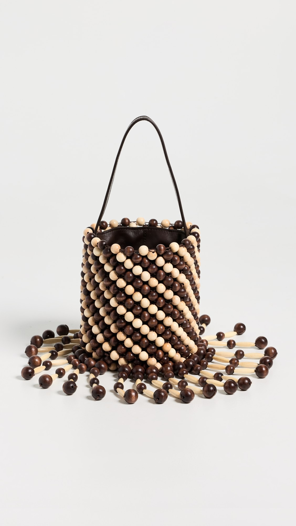 Wood Beaded Bucket Bag | Shopbop