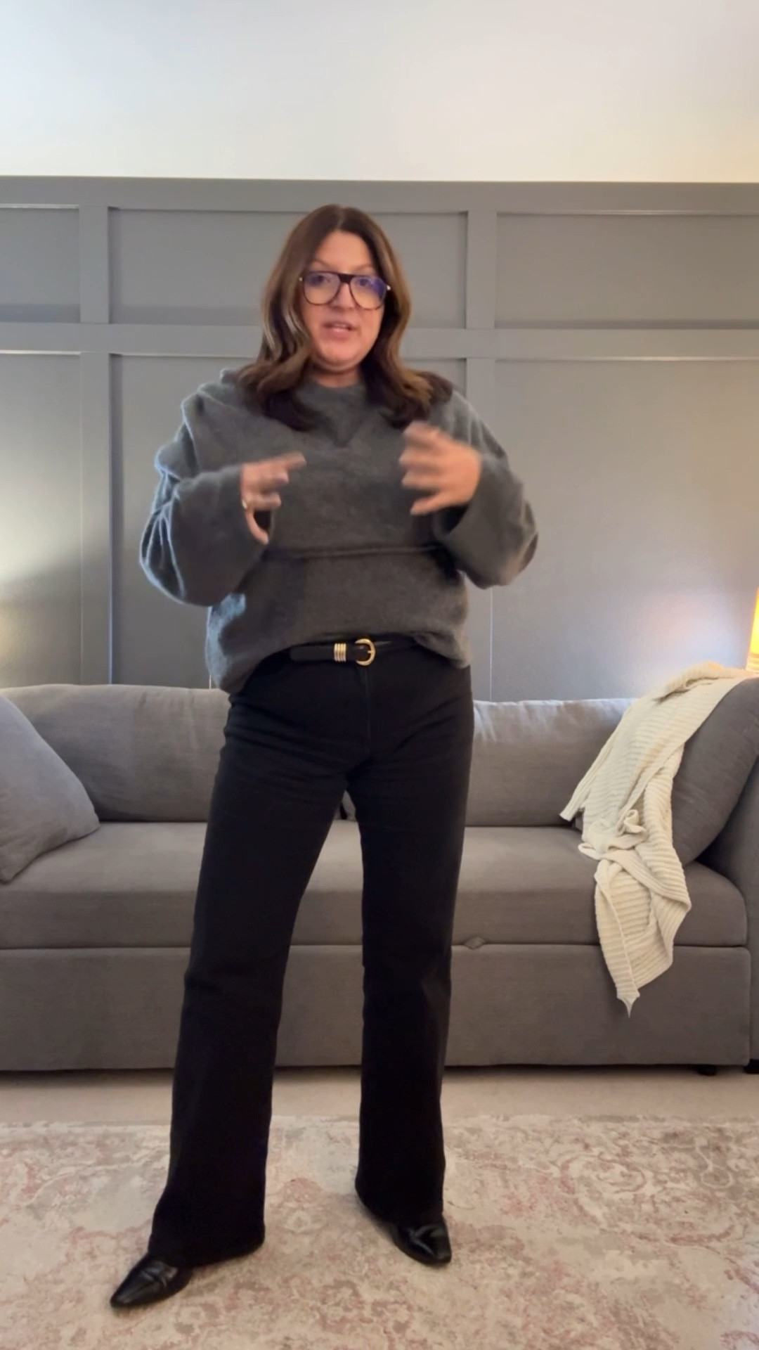 ASOS sweater (12)
Madewell belt (XL)
Madewell flares (32)
Madewell boots

#LTKOver40 #LTKMidsize #LTKSaleAlert