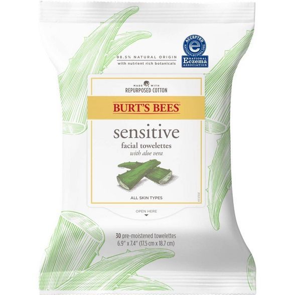 Burt's Bees Facial Cleansing Towelettes - 30 ct | Target