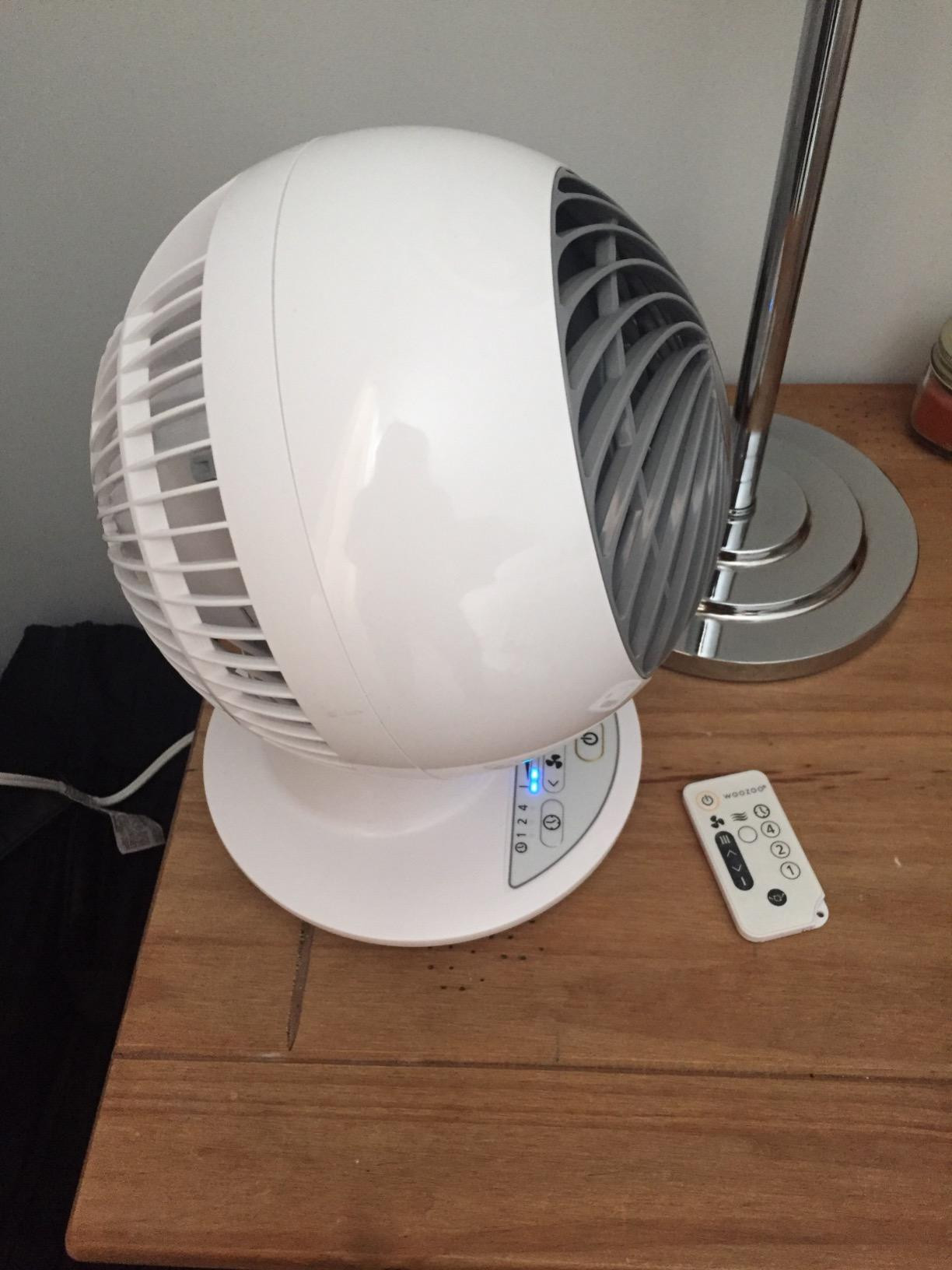 IRIS USA WOOZOO Fan with Remote, Oscillating Fan, Desk Fan, Table Air Circulator, Globe Fan, 5 Sp... | Amazon (US)