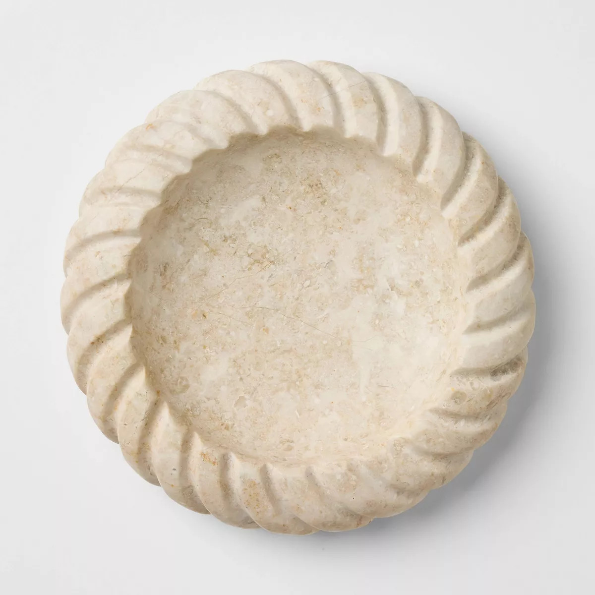 Twisted Edge Marble Dish Cream - Threshold™ designed with Studio McGee | Target
