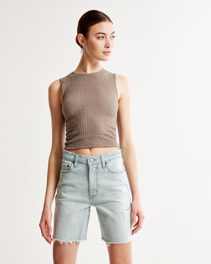 Textured Shell Top | Abercrombie & Fitch (US)