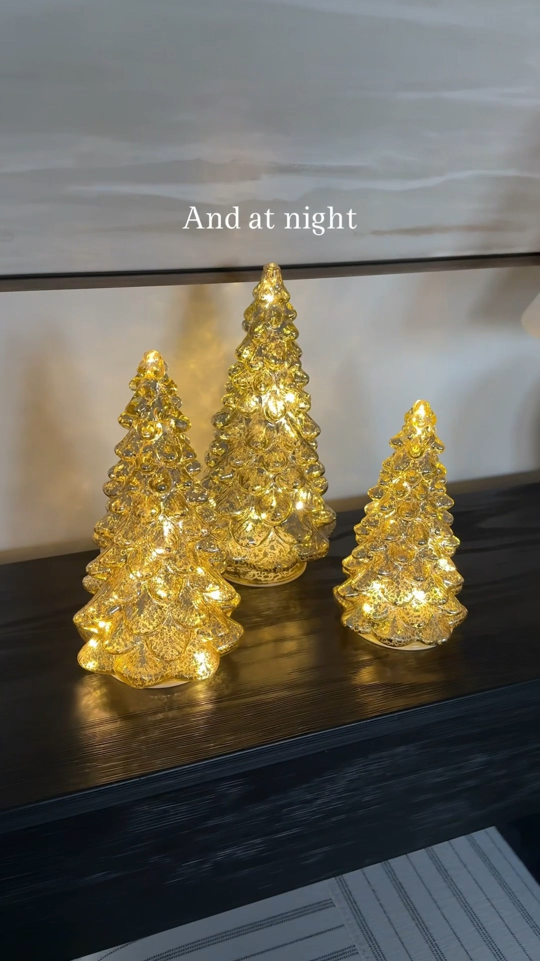 The prettiest mercury light up tree set from Amazon

#LTKHome #LTKHoliday