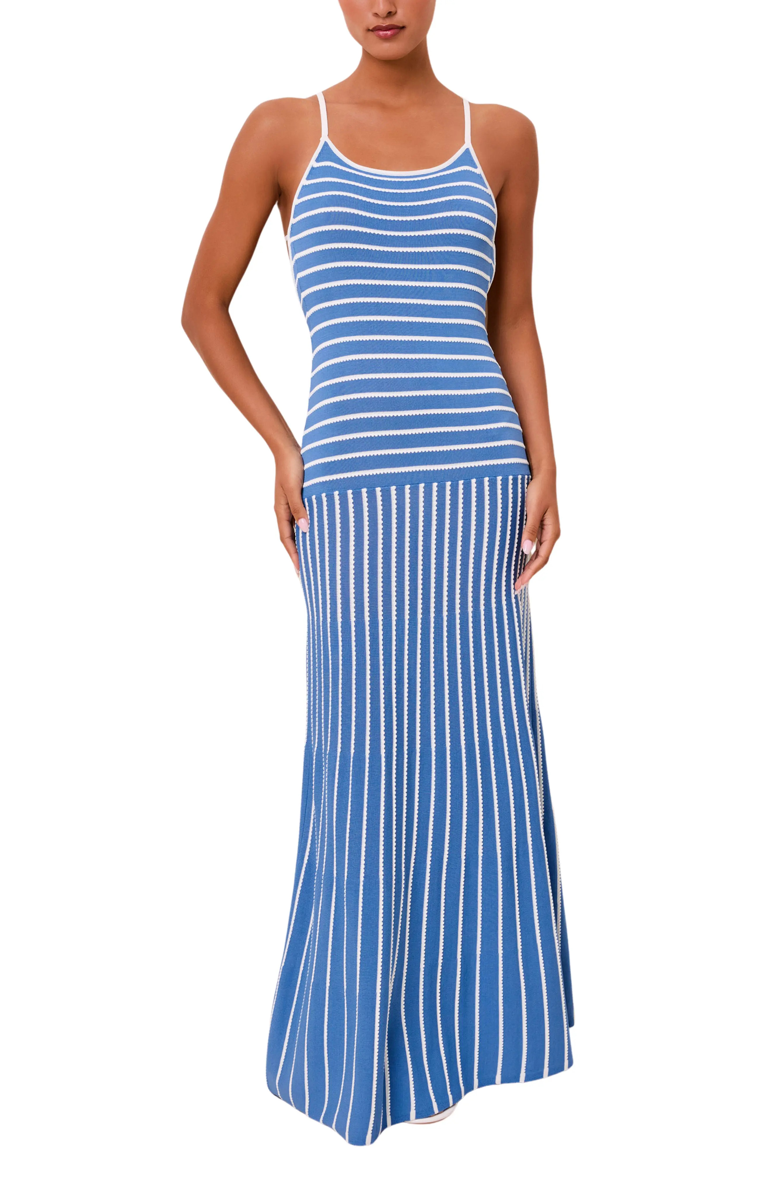 The Lottie Stripe Sleeveless Knit Maxi Dress (Women) | Nordstrom | Nordstrom