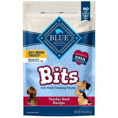 Blue Buffalo Bits Natural Soft-Moist Training Dog Treats with Beef Recipe - 11oz | Target