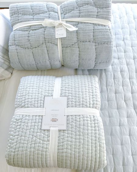 I’m making some updates to our primary bedroom, including the bedding!  I’ve been trying to narrow down what blue linen quilt to layer over our white duvet cover, and I think I’ve settled on the Pottery Barn quilt, which is currently on sale! I love all three though!
-
coastal decor, beach house decor, beach decor, blue & white decor, beach style, coastal home, coastal home decor, coastal decorating, coastal interiors, coastal house decor, beach style, coastal bedding, blue bedding, coastal bedroom decor, blue bedroom, linen quilts, linen bedding, pottery barn bedding, look for less, designer dupe, TJ Maxx home decor, TJ Maxx bedding, Marshalls bedding, Marshalls home decor, spring bedding, bedroom refresh, bedding refresh, coastal quilts, blue quilts, serena & lily quilts, serena & lily bedding, sutter linen quilt

#LTKstyletip #LTKsalealert #LTKhome