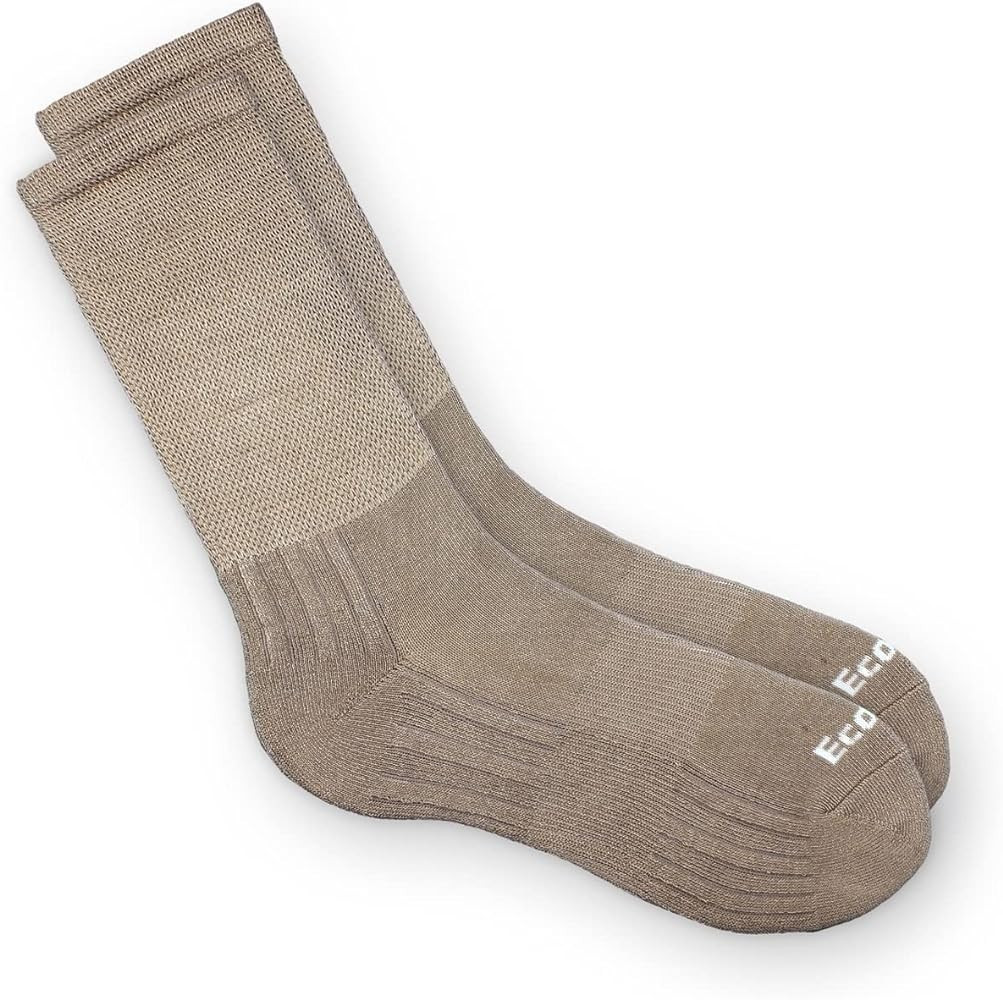 Ecosox Bamboo Viscose Diabetic Non-Binding Crew Socks for Men & Women | Integrated Smooth Toe. Pi... | Amazon (US)