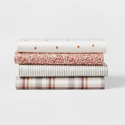 400 Thread Count Fall Pattern Performance Sheet Set - Threshold™ | Target