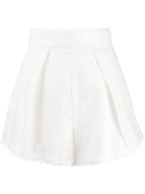 high-rise fitted shorts | Farfetch (US)