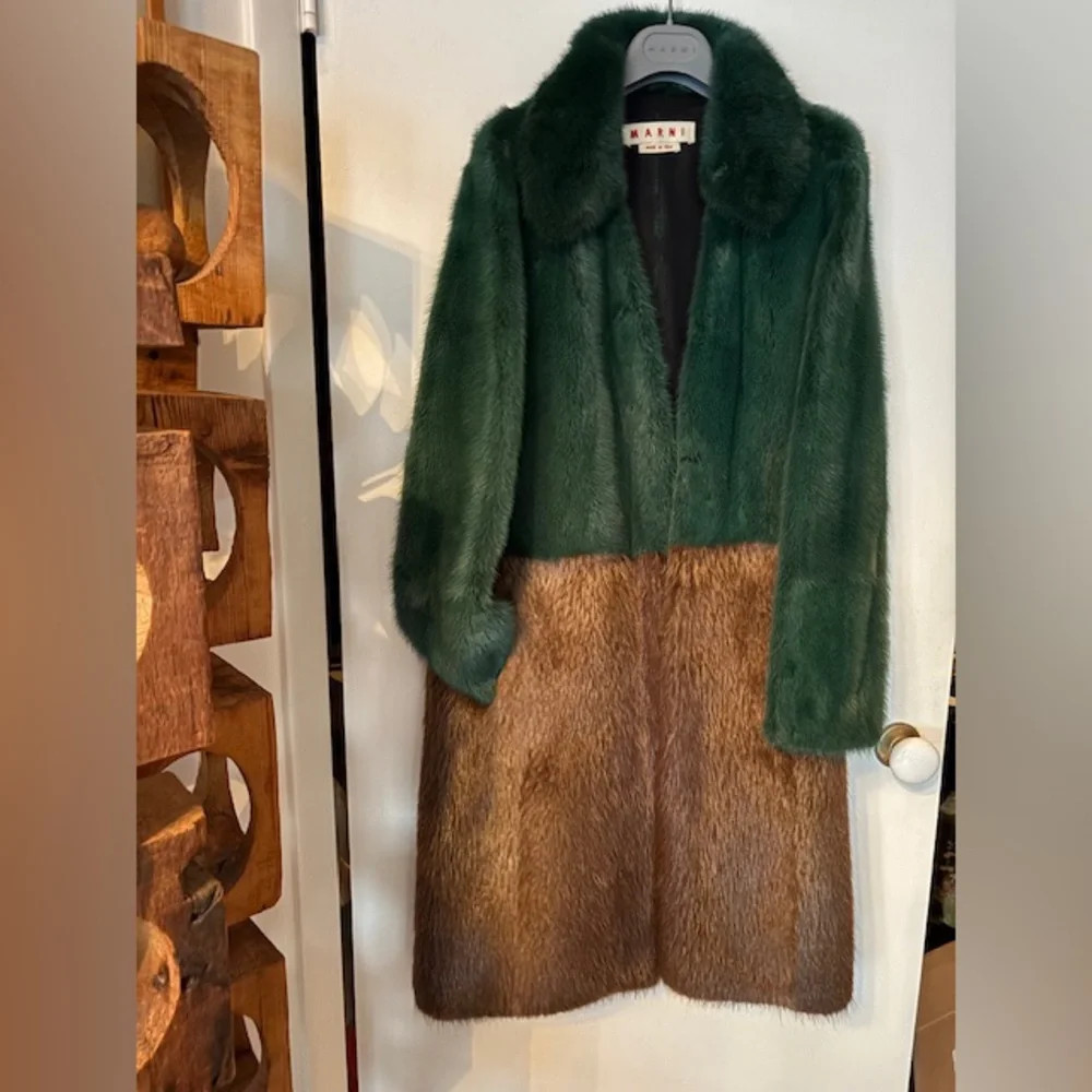 Marni Emerald Fur Coat | Poshmark