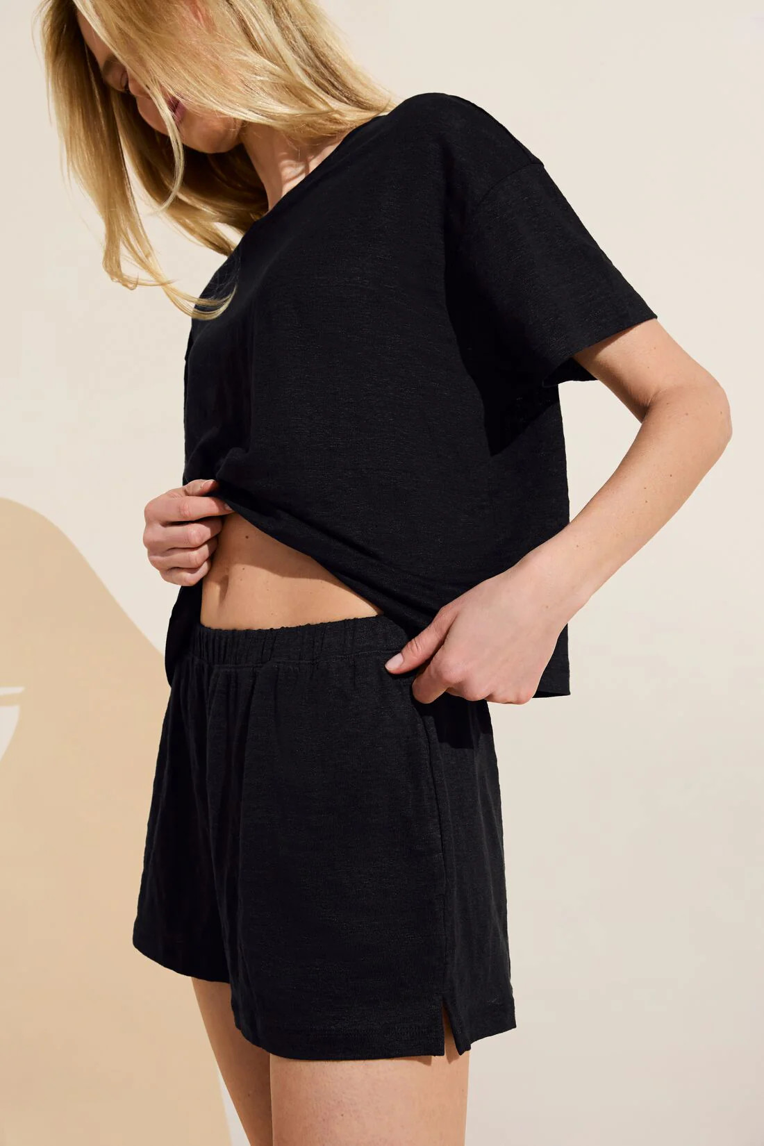 Organic Linen Knit Short | Eberjey
