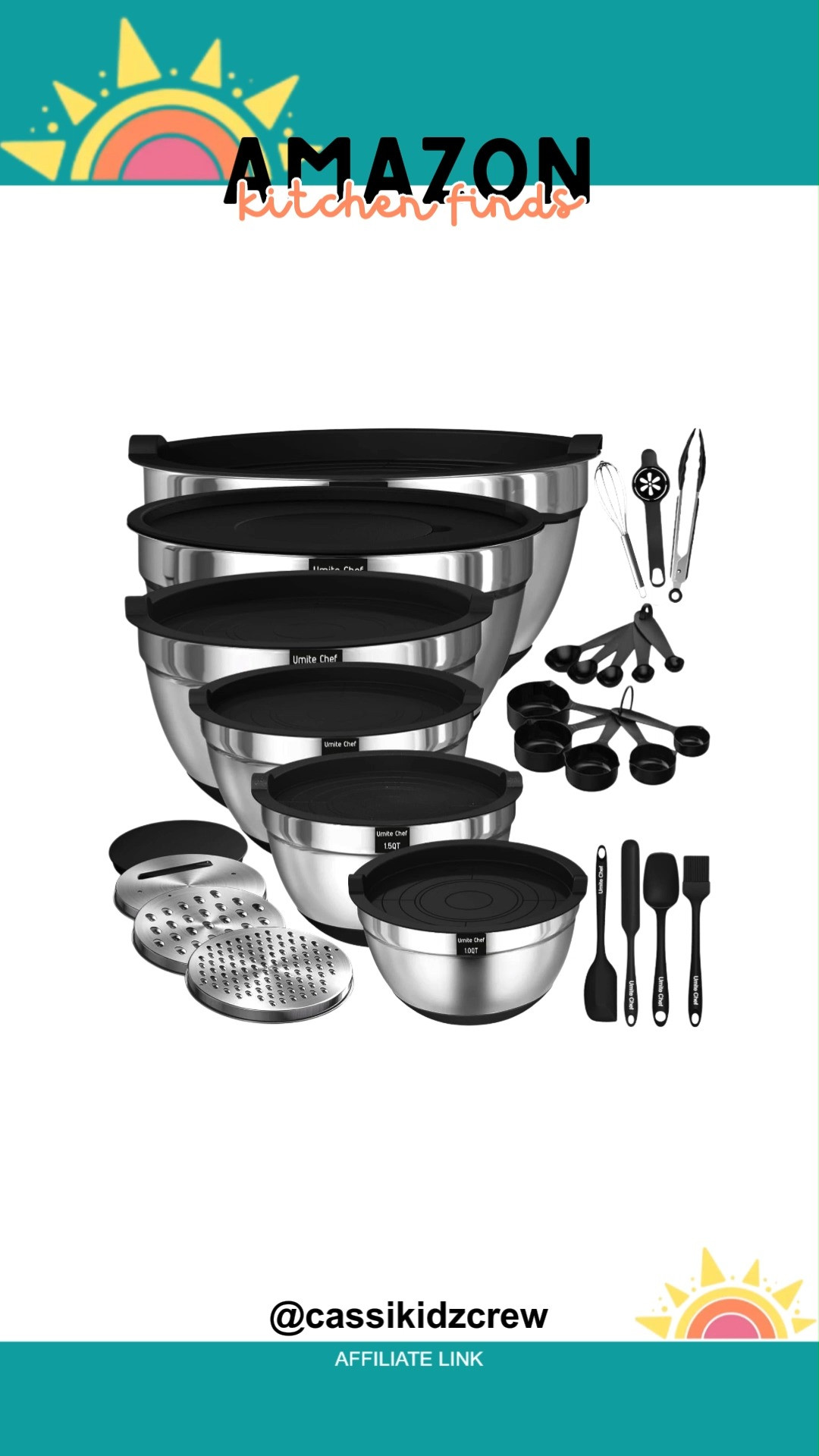 Thickened Heavy‑Duty 26pcs Stainless Steel Mixing Bowl Set with lids, grater attachments, and non‑slip bottoms makes kitchen prep smarter, sturdier, and more fun every day. 🥗✨🍴  

#StainlessSteelBowls #MixingBowlSet #KitchenAppliances #CookingEssentials #KitchenTools #HomeEssentials #KitchenGadgets #FoodPrep #KitchenFinds #DurableCookware 

 #LTKfoodie #LTKHome #LTKSaleAlert