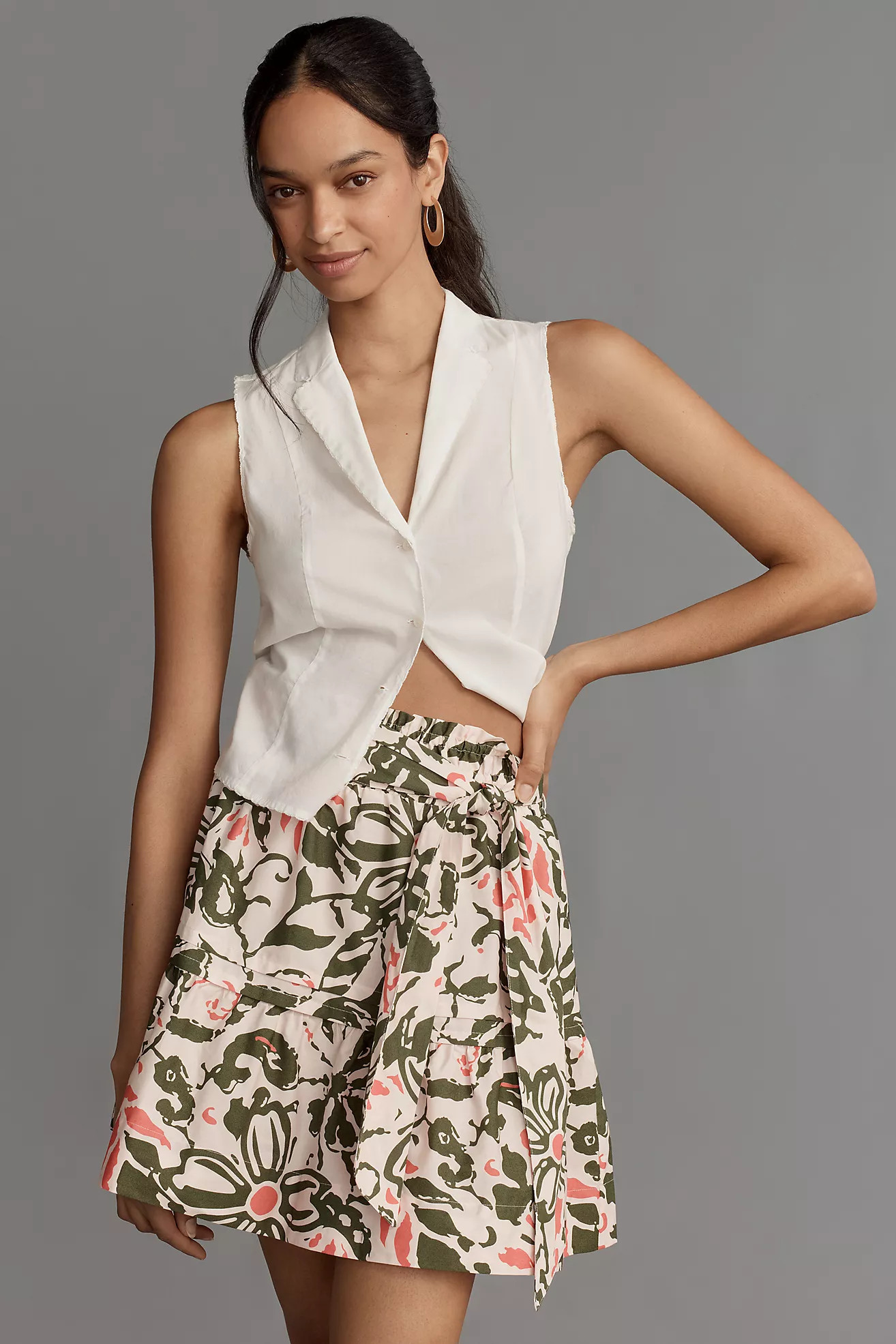 Maeve Somerset Mini Skirt | Anthropologie (US)
