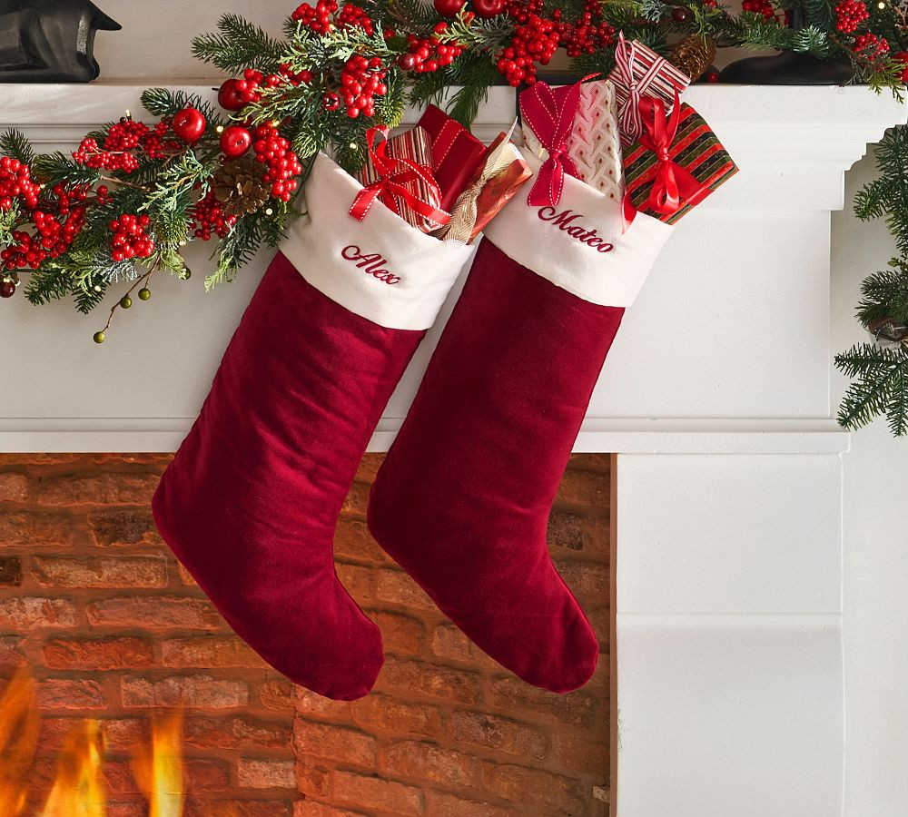 Classic Velvet  Stockings | Pottery Barn (US)
