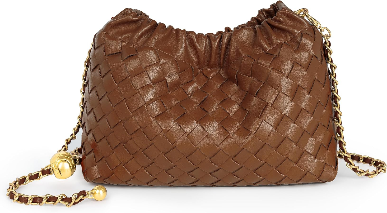 Joryin Woven Women's Crossbody Bag & Evening Purse, Trendy Dumpling Clutch & Hobo Cloud Shoulder ... | Amazon (US)