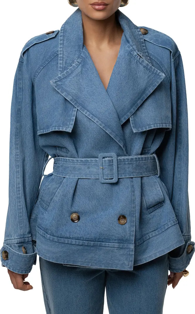 Double Breasted Denim Jacket | Nordstrom