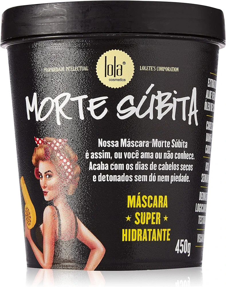 Máscara Super Hidratante Morte Súbita, Lola Cosmetics, 450g | Amazon (BR)