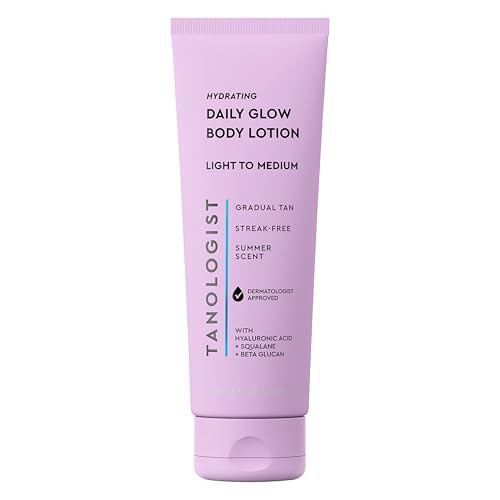 Tanologist Hydrating Daily Glow Body Lotion, Light/Medium, 8.45 fl oz | Amazon (US)