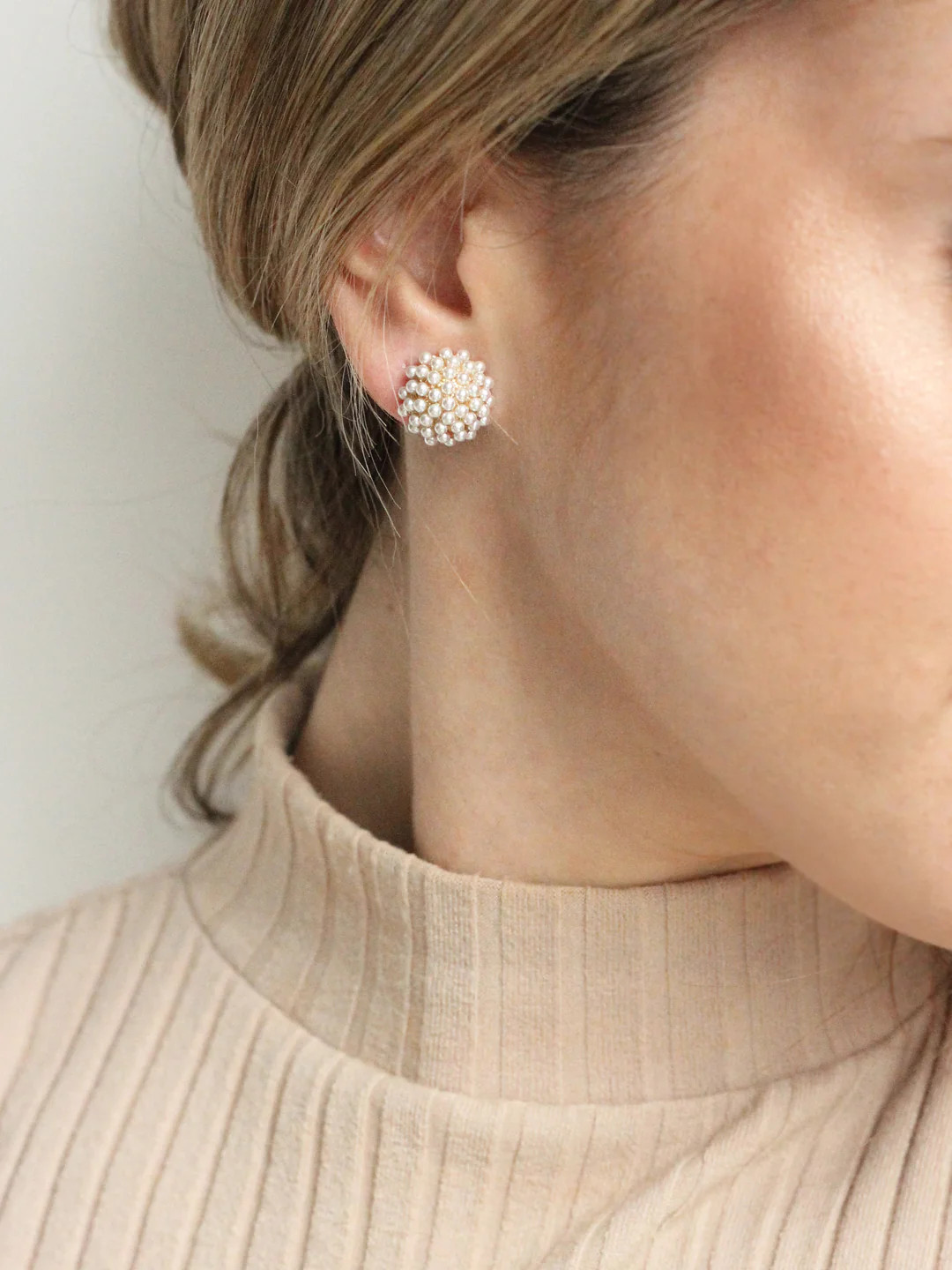 Pearl Pave Studs | olive + piper
