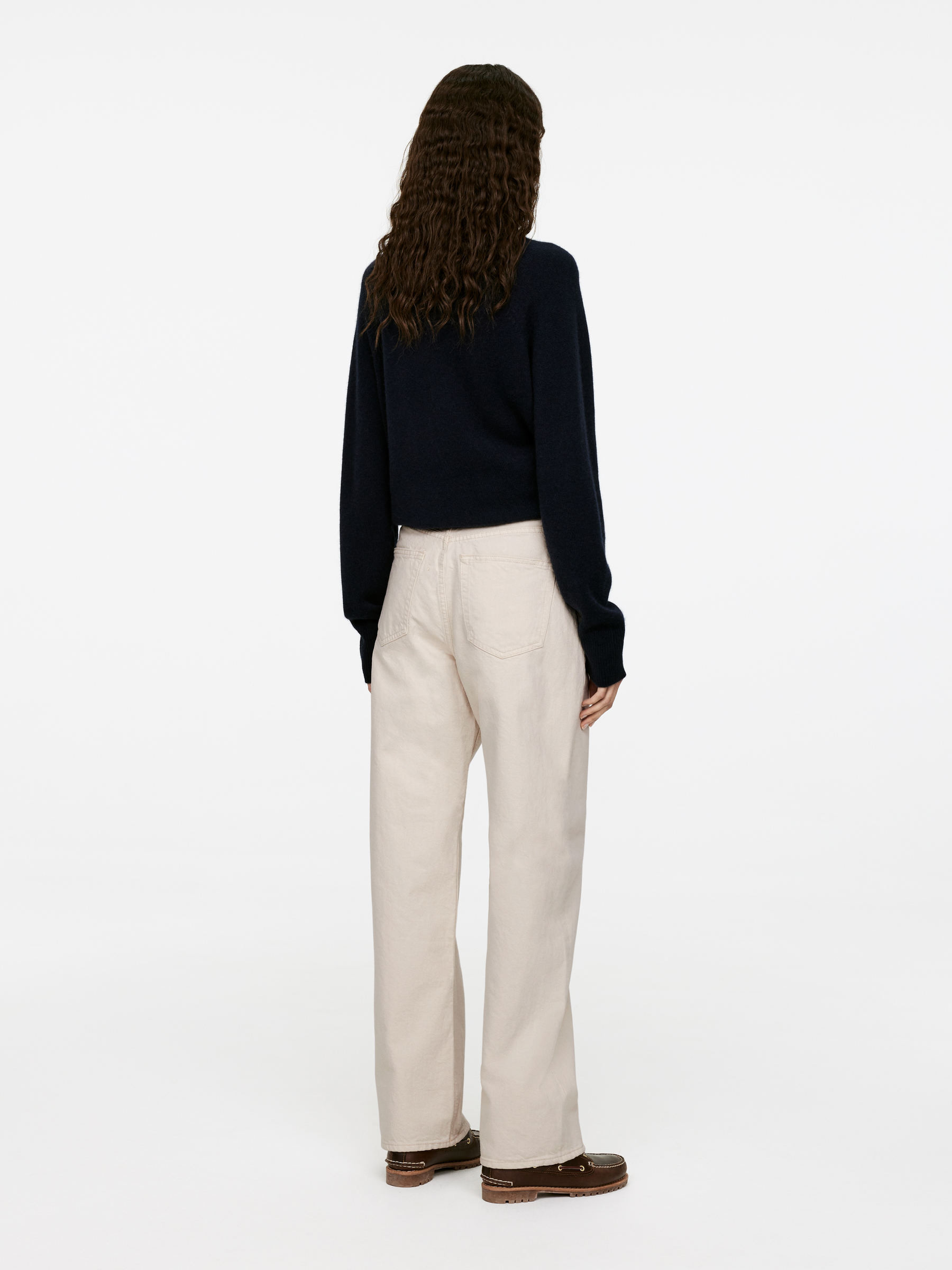 CORAL Wide Jeans – Off White – Women – ARKET GB | Arket UK