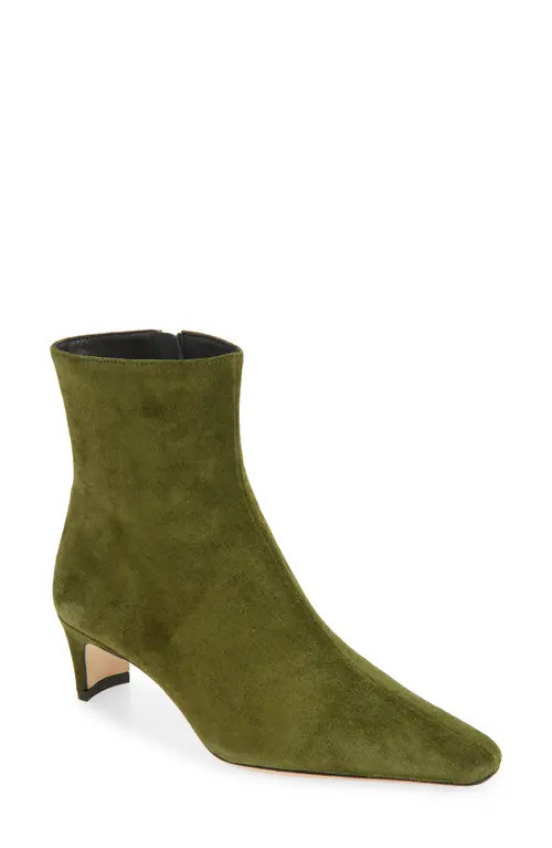 STAUD Wally Ankle Boot in Olive at Nordstrom, Size 38.5 | Nordstrom