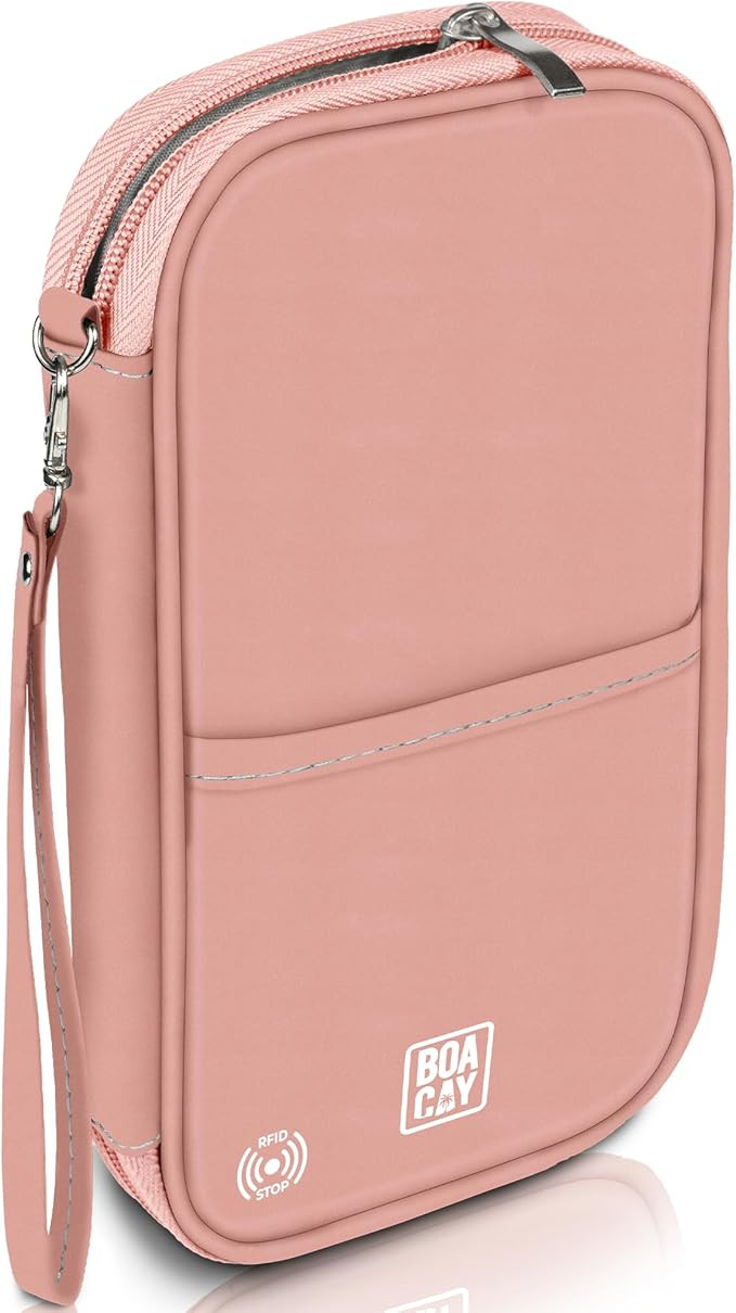 BOACAY Travel Document Organizer with RFID, Family Passport Holder, Wallet for Women & Men, Porta... | Amazon (US)