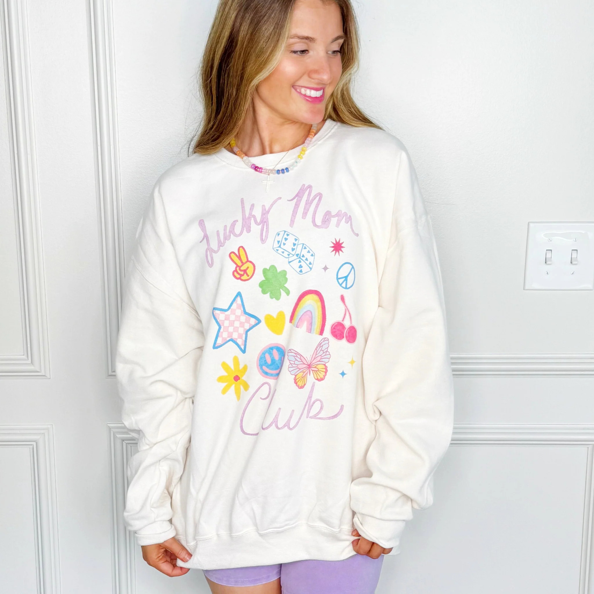Lucky Mom Club Sweatshirt | Poppy & Pine