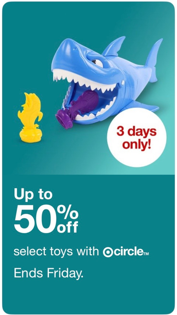 Up to 50% off with target Circle at Target 🎯 ￼

#LTKKids #LTKmomlife #LTKSaleAlert