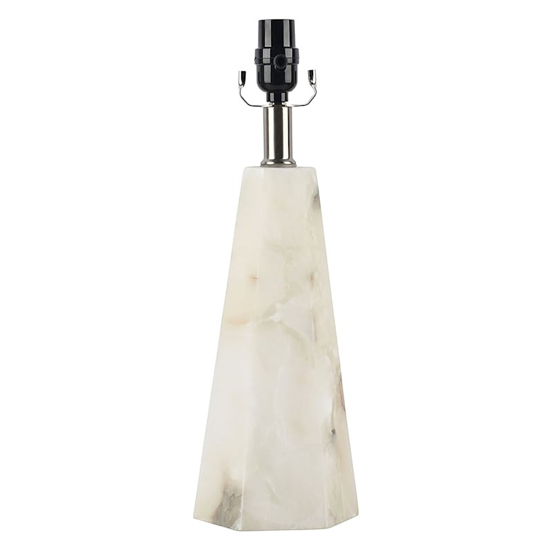 Tapered Alabaster Accent Lamp, 17" | At Home