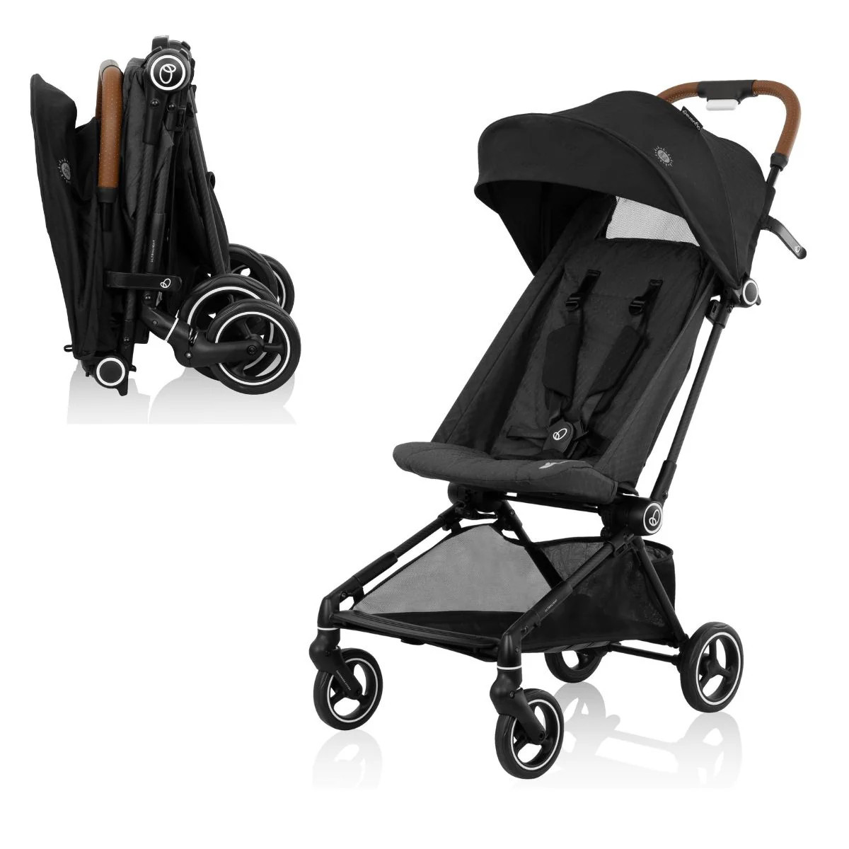 Hummingbird Ultra-Lightweight Carbon Fiber Stroller - Crest Gray | Evenflo Company