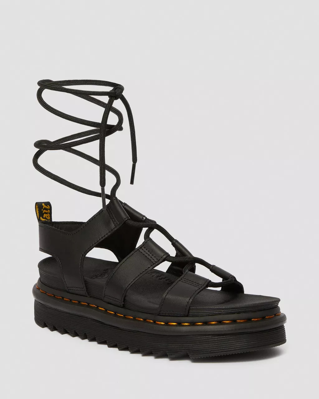 Nartilla Women's Leather Gladiator Sandals | Dr. Martens | Dr. Martens