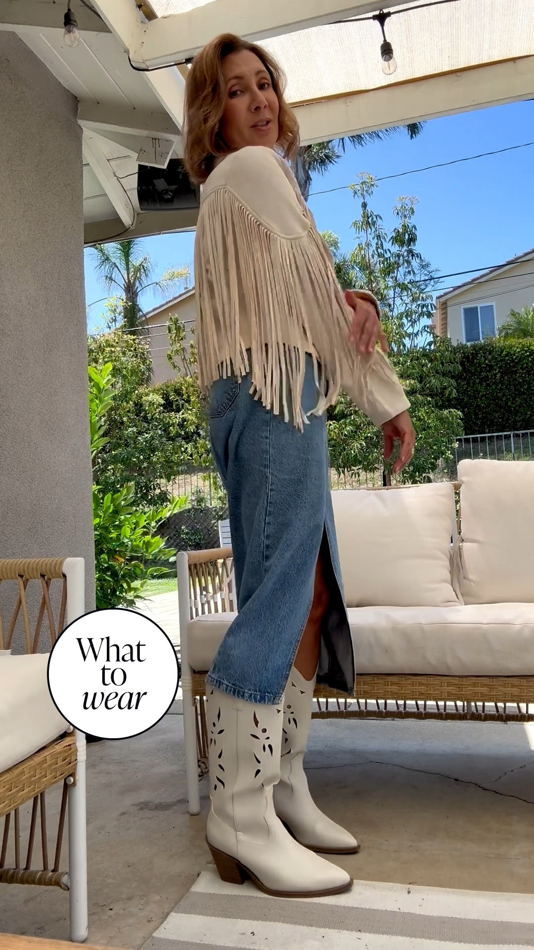 Festival vibes for spring! I have been getting so many compliments on the lightweight faux suede jacket! It’s all about the fringe. Style with a denim skirt and boots.
#LTKIver40

#LTKFestival #LTKgrwm #LTKootd