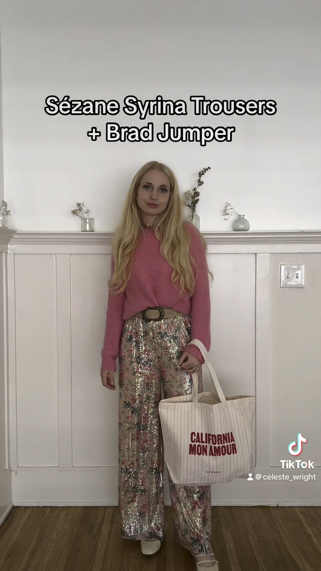 Sézane sweater size small & pants size 4

#LTKSeasonal #LTKVideo #LTKFestival