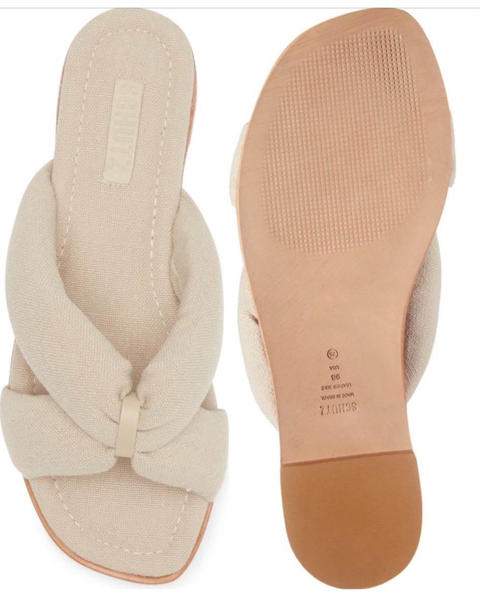 My new favorite slides. They are SO comfortable. #slides. #comfortableshoes 

#LTKtravel #LTKover40