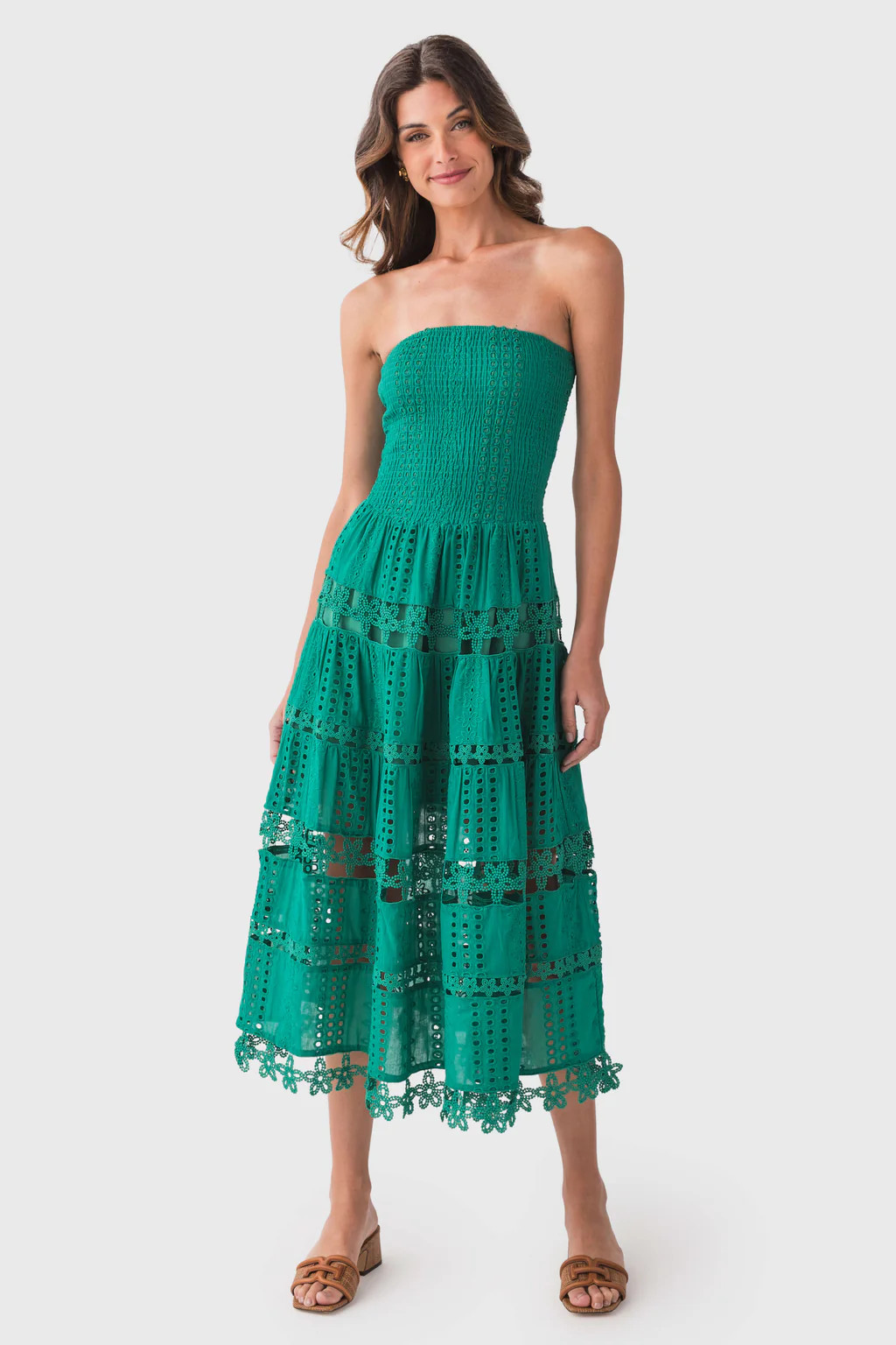 Strut &amp; Bolt Eyelet Lace Tube Dress | Social Threads