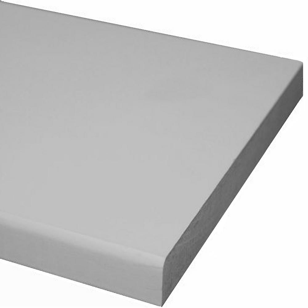 11/16 in. x 1-1/2 in. x 8 ft. Primed MDF Board | The Home Depot