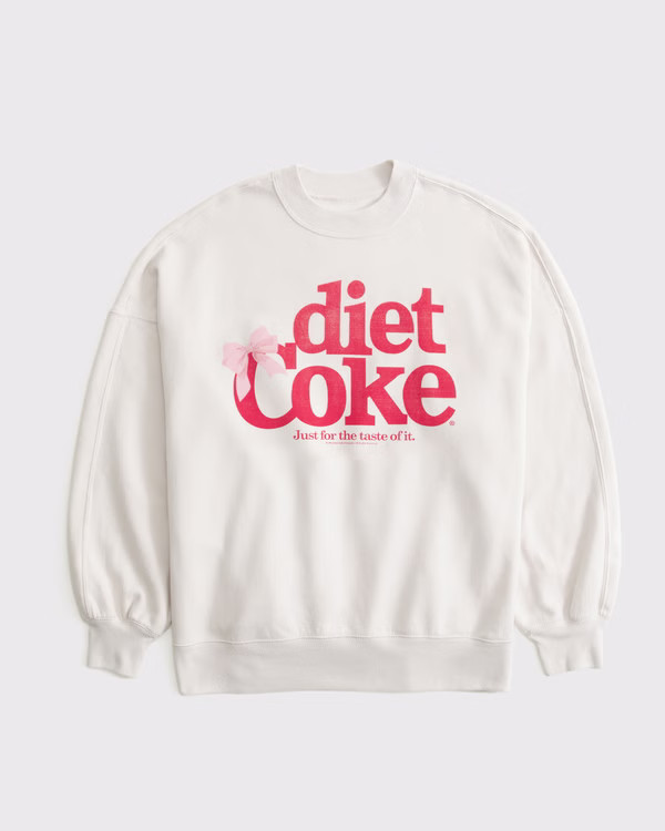 Diet Coke Graphic Oversized Sunday Crew | Abercrombie & Fitch (US)