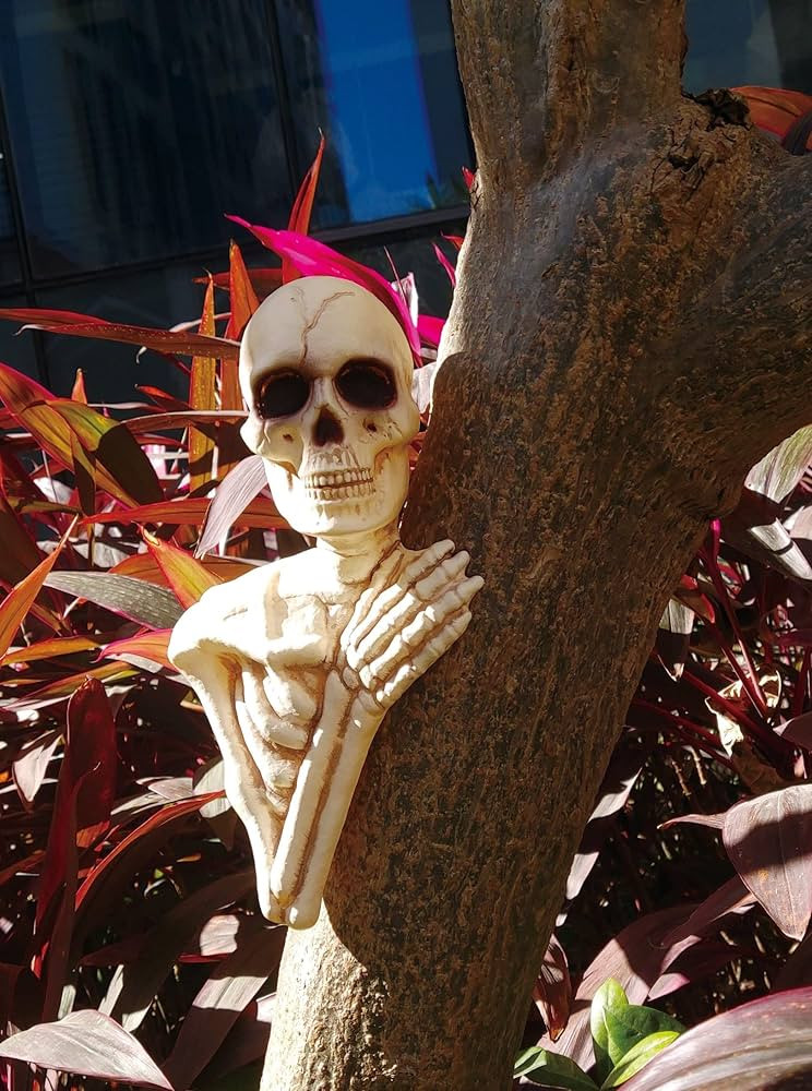 Crazy Bonez Skeleton Tree Peeker Outdoor Decoration | Amazon (US)