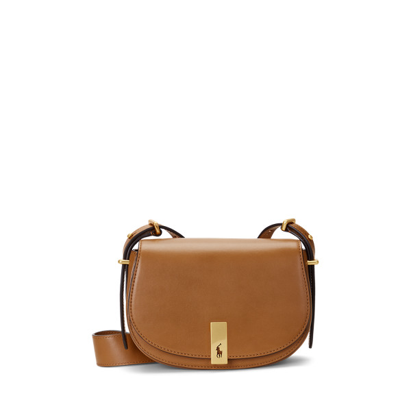 Polo ID Calfskin Mini Saddle Bag | Ralph Lauren (UK)