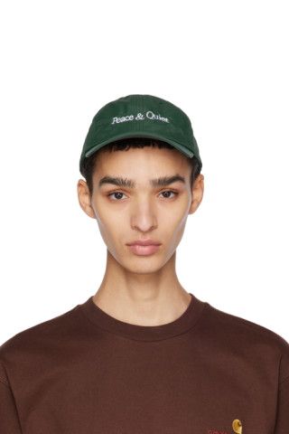 Green Wordmark Cap | SSENSE