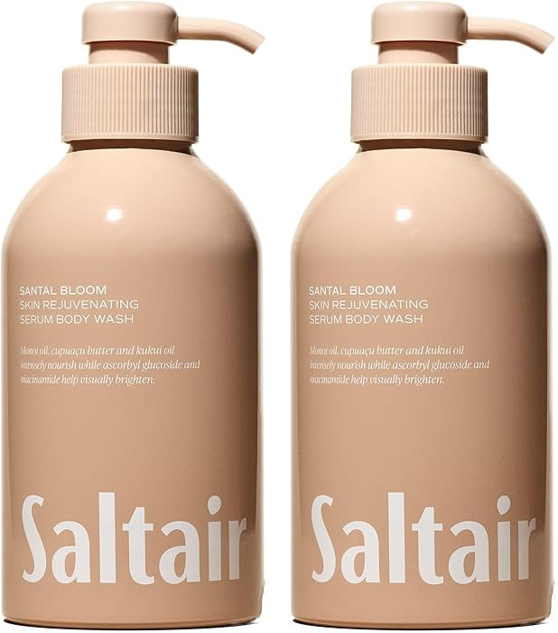 Saltair Body Wash, Santal Bloom 2-Pack. Moisturizing Body Cleanser with Monoi Oil and Cupuacu But... | Amazon (US)