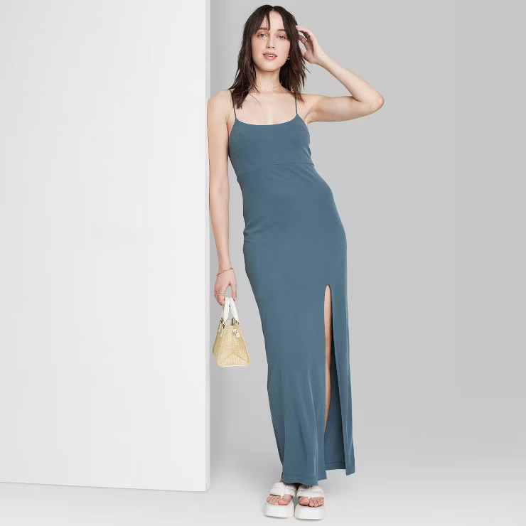 Women's Sleeveless High Slit Maxi Bodycon Dress - Wild Fable™ | Target