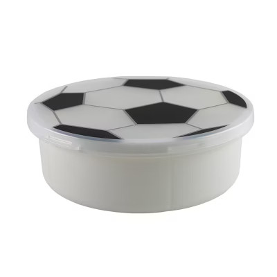 Cook With Color Soccer Ball Figural Food Storage Container Snack Box | Target