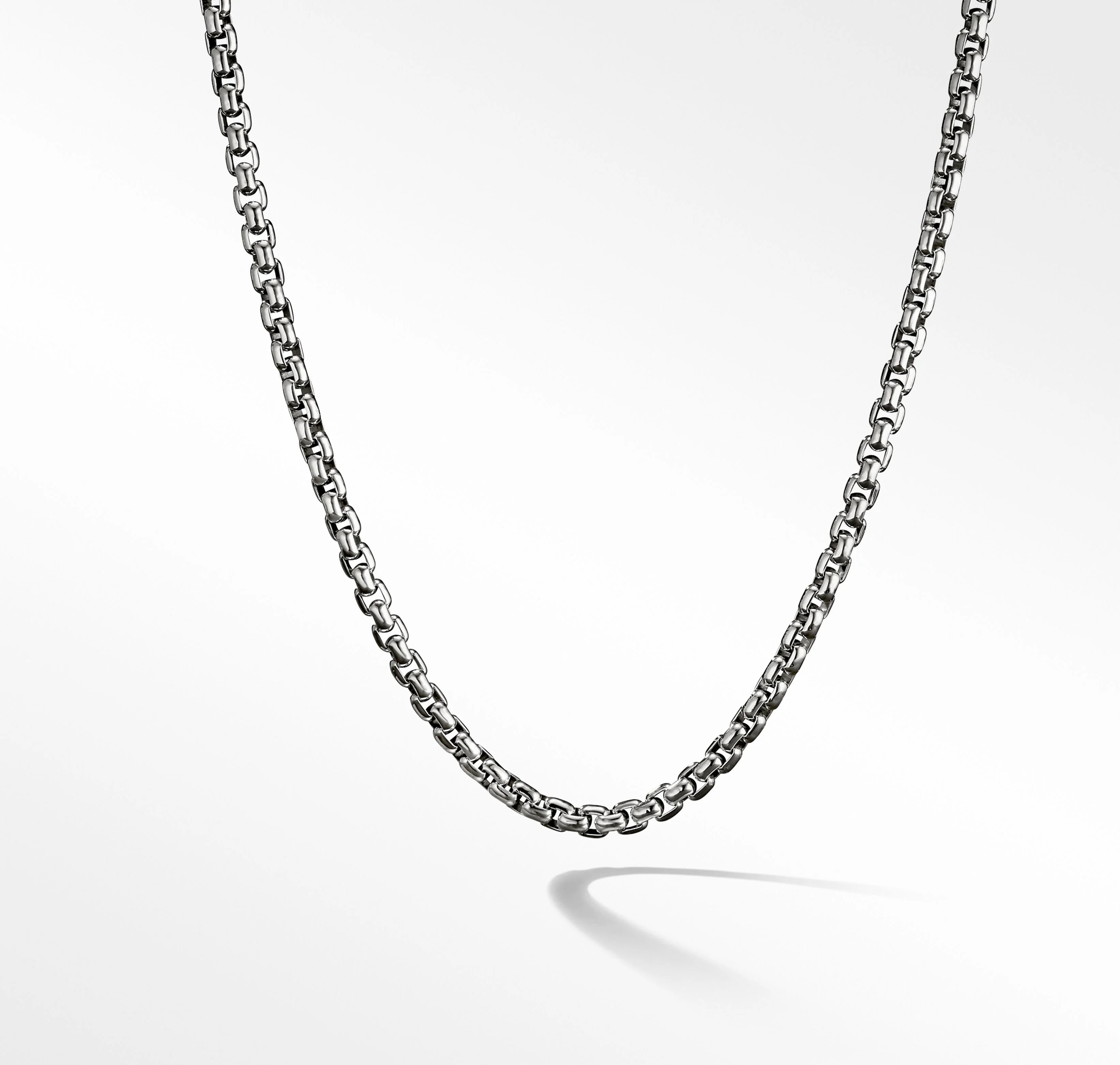 Box Chain Necklace in Sterling Silver, 4.8mm | David Yurman